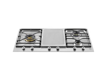 Bertazzoni Professional Acciaio inox Da incasso 90 cm Combi 4 Fornello(i)