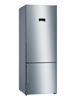 Bosch Serie 4 KGN56XIEP frigorifero con congelatore Libera installazione 508 L E Acciaio inossidabile