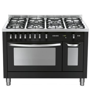 Lofra PNMD126GV+E/2Ci Cucina freestanding Gas Nero