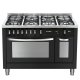 Lofra PNMD126GV+E/2Ci Cucina freestanding Gas Nero 2