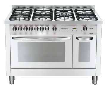 Lofra PBPD126GV+E/2Ci Cucina freestanding Gas Bianco A