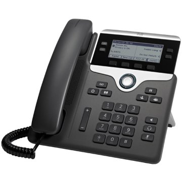 Cisco 7841 telefono IP Nero, Argento 4 linee LCD