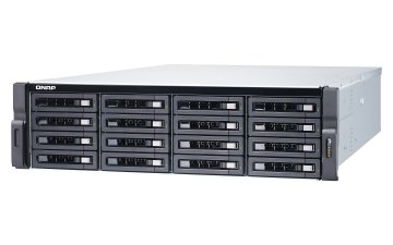QNAP TVS-1672XU-RP NAS Armadio (3U) Collegamento ethernet LAN Nero i3-8100