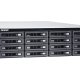 QNAP TVS-1672XU-RP NAS Armadio (3U) Collegamento ethernet LAN Nero i3-8100 10