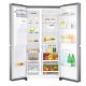 LG GSL481PZXZ frigorifero side-by-side Libera installazione 601 L F Acciaio inossidabile 4