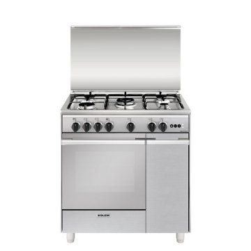 Glem Gas UQ855VI cucina Elettrico/Gas Stainless steel A