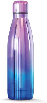 The Steel Bottle Chrome series Uso quotidiano 500 ml Acciaio inossidabile Blu, Viola
