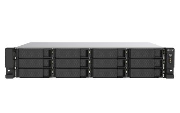 QNAP TS-1273AU-RP-8G server NAS e di archiviazione Armadio (2U) Ryzen Embedded V1500B 8 GB DDR4 QNAP QTS Alluminio, Nero