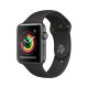 Apple Watch Series 3 GPS, 42mm in alluminio grigio siderale con cinturino Sport Nero 2