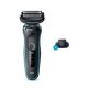 Braun Series 5 50-M1200S rasoio elettrico Trimmer Nero, Blu 2