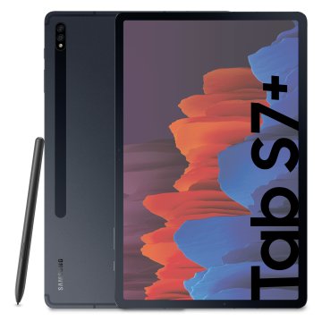 Samsung Galaxy Tab S7+ Wi-Fi SM-T970 Qualcomm Snapdragon 128 GB 31,5 cm (12.4") 6 GB Wi-Fi 6 (802.11ax) Android 11 Nero