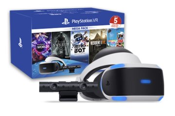 Sony PS VR Mega Pack v2 Occhiali immersivi FPV 610 g Nero, Bianco