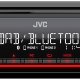 JVC KD-X272DBT Ricevitore multimediale per auto Nero, Rosso 350 W Bluetooth 2