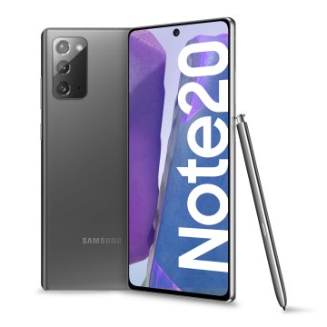 Samsung Galaxy Note20 Smartphone, Display 6.7" Super AMOLED Plus FHD+, 3 fotocamere posteriori, 256GB Espandibili, RAM 8GB, Batteria 4300 mAh, Android 10, Mystic Gray