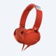 Sony MDR-XB550AP Auricolare Cablato A Padiglione Musica e Chiamate Rosso 3