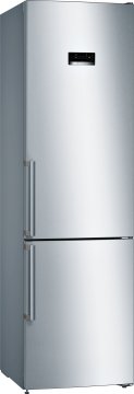 Bosch Serie 4 KGN39XL4P frigorifero con congelatore Libera installazione 366 L Cromo