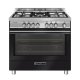 Glem Gas ST965MBK cucina Elettrico Nero, Antracite, Acciaio inossidabile A+ 2