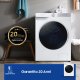 Samsung WW90T734DWH/S3 lavatrice a caricamento frontale Ultrawash 9 kg Classe A 1400 giri/min, Porta nero/bianca + Display silver 9