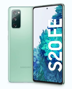 Samsung Galaxy S20 FE , Display 6.5" Super AMOLED, 3 fotocamere posteriori, 128 GB Espandibili, RAM 6GB, Batteria 4500mAh, Hybrid SIM, Mint