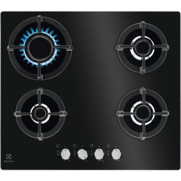 Electrolux EGG6427K Nero Da incasso 60 cm Gas 4 Fornello(i)