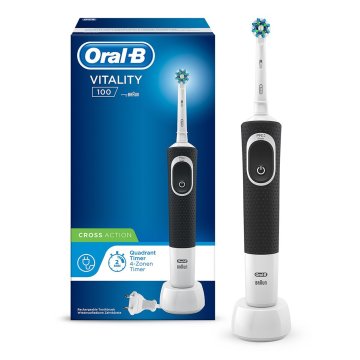 Oral-B Vitality 100 Spazzolino Elettrico Nero Braun