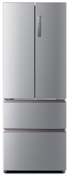 Haier HB16FMAAA frigorifero side-by-side Libera installazione 446 L E Alluminio, Acciaio inossidabile