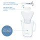 Brita Caraffa filtrante per acqua Style Grey (2.4L) incl. 1 x filtro MAXTRA PRO All-in-1 - caraffa adatta al frigorifero con LED-LTI intelligente & coperchio ribaltabile 3