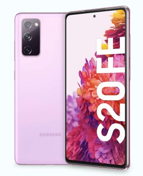 Samsung Galaxy S20 FE , Display 6.5" Super AMOLED, 3 fotocamere posteriori, 128 GB Espandibili, RAM 6GB, Batteria 4500mAh, Hybrid SIM, Lavender