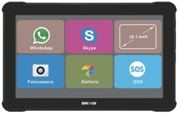 Brondi 10277060 tablet 3G 8 GB 25,6 cm (10.1") Spreadtrum 1 GB Wi-Fi 4 (802.11n) Nero