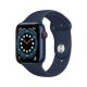 Apple Watch Serie 6 GPS + Cellular, 44mm in alluminio azzurro con cinturino Sport Deep navy 2
