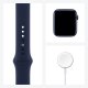 Apple Watch Serie 6 GPS + Cellular, 44mm in alluminio azzurro con cinturino Sport Deep navy 8