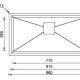 GLAMOUR FQ INCASSO SLIM 86x45x19 - 012804.X0.01.20 3