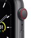 Apple Watch SE GPS + Cellular, 44mm in alluminio grigio siderale con cinturino Sport Nero 3