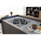 Hotpoint HAGD 61S/SL Argento Da incasso 60 cm Gas 4 Fornello(i) 3