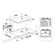 Hotpoint HAGD 61S/SL Argento Da incasso 60 cm Gas 4 Fornello(i) 5