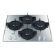 Hotpoint HAGD 61S/SL Argento Da incasso 60 cm Gas 4 Fornello(i) 6