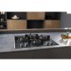 Hotpoint HAGD 61S/SL Argento Da incasso 60 cm Gas 4 Fornello(i) 8