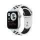 Apple Watch Nike Series 6 GPS, 40mm in alluminio argento con cinturino Sport Nike Platino/Nero 2