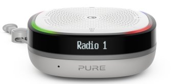 Pure 154504 radio Portatile Digitale Nero, Bianco