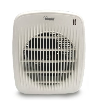 Bimar HF190 stufetta elettrica Interno Grigio, Bianco 2000 W Riscaldatore ambiente elettrico con ventilatore