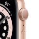 Apple Watch Serie 6 GPS, 44mm in alluminio oro con cinturino Sport Rosa sabbia 3