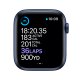 Apple Watch Serie 6 GPS, 40mm in alluminio azzurro con cinturino Sport Deep navy 5