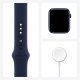 Apple Watch Serie 6 GPS, 40mm in alluminio azzurro con cinturino Sport Deep navy 8