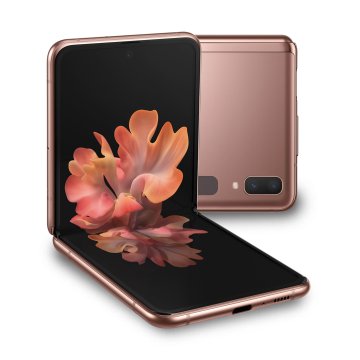 Samsung Galaxy Z Flip 5G , ext. 1.1”/int. 6.7”, 256GB, RAM 8GB, Single Sim/eSim, Android 10, Mystic Bronze