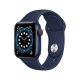 Apple Watch Serie 6 GPS + Cellular, 40mm in alluminio azzurro con cinturino Sport Deep navy 2