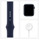 Apple Watch Serie 6 GPS + Cellular, 40mm in alluminio azzurro con cinturino Sport Deep navy 8