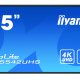 iiyama LH5542UHS-B1 visualizzatore di messaggi Pannello piatto per segnaletica digitale 138,7 cm (54.6