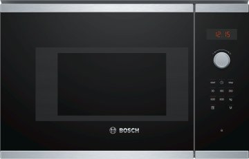 Bosch Serie 4 BFL523MS0 forno a microonde Da incasso Solo microonde 20 L 800 W Nero, Acciaio inox