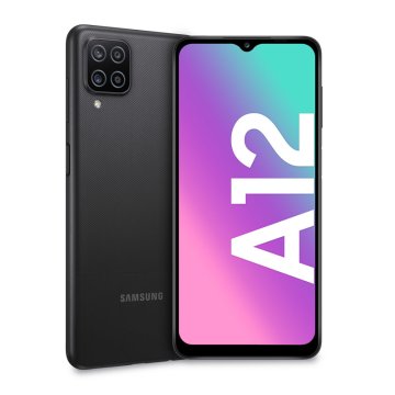 Samsung Galaxy A12 SM-A125FZKVEUE smartphone 16,5 cm (6.5") Doppia SIM Android 10.0 4G USB tipo-C 4 GB 64 GB 5000 mAh Nero