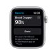 Apple Watch Nike Series 6 GPS + Cellular, 44mm in alluminio argento con cinturino Sport Nike Platino/Nero 4